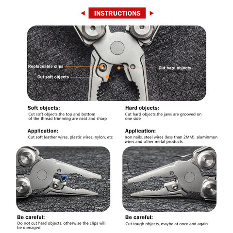 Gear Suspension-NXT 19-in-1 Multi tool dengan Pisau Saku, Tang Hidung Jarum, dan Alat Pengupas Kabel - Baja Tahan Karat untuk Keperluan Survival