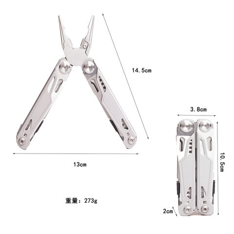 Gear Suspension-NXT 19-in-1 Multi tool dengan Pisau Saku, Tang Hidung Jarum, dan Alat Pengupas Kabel - Baja Tahan Karat untuk Keperluan Survival