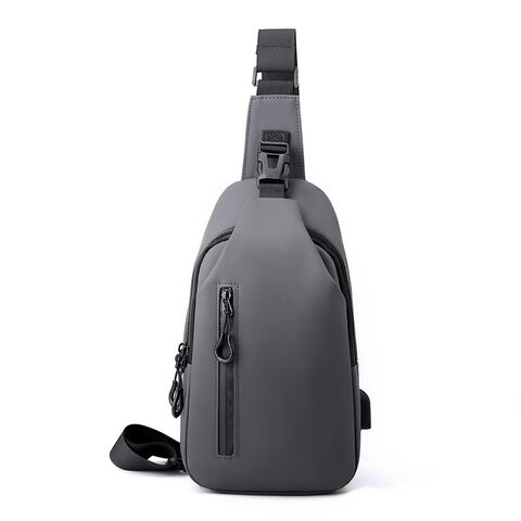 Wasserdichte Crossbody-Brusttasche für Herren, trendige Umhängetasche