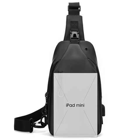 Wasserdichte Crossbody-Brusttasche für Herren, trendige Umhängetasche