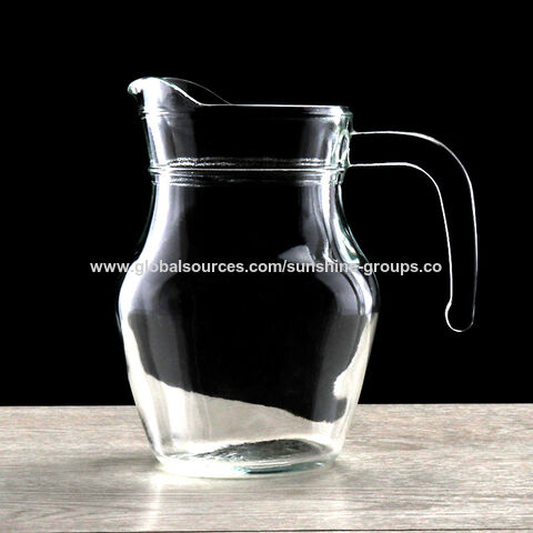 Jarra de cerveza de vidrio de 0.5L 1.3L 1L, tetera de pico de pato, jarra de agua fría de vidrio, tetera de té de jugo, olla de vino, jarra de cerveza, tetera silbadora