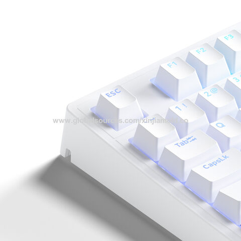 Teclado mecânico para jogos com taxa de polling de 8+8K, 104 teclas