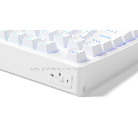 Teclado mecânico para jogos com taxa de polling de 8+8K, 104 teclas
