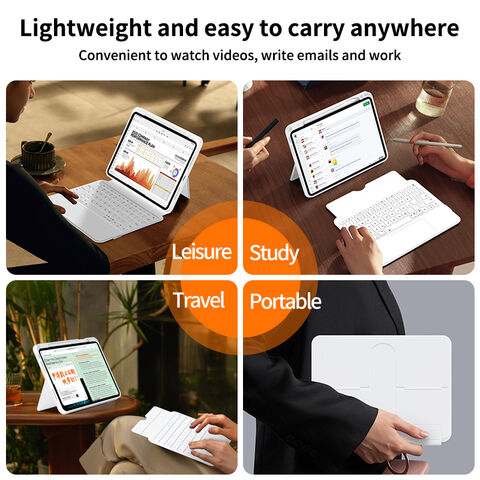 IFacemall Vente Directe Étui Clavier Magnétique Détachable Rotatif Divisé pour iPad Air 13 pouces 2024/Air M3 2025