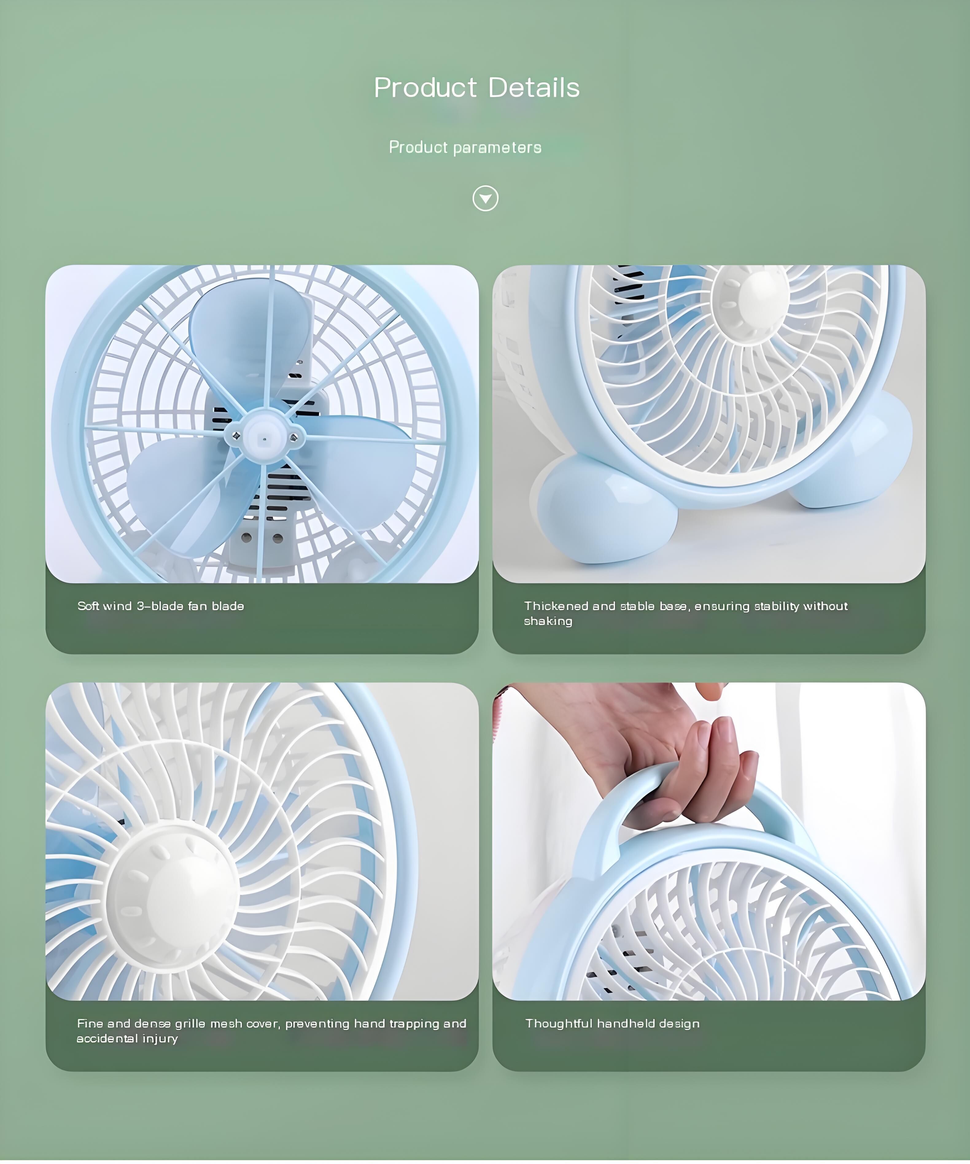 Factory Direct High Quality China Wholesale Desk Fans $4 from Taizhou ...