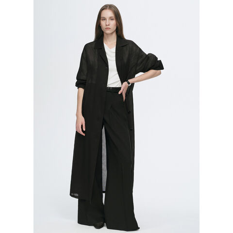 Großhandel Kundenspezifisches Luxus-Damenkleid Super Long Fit Shirt für Damen Bürokleidung