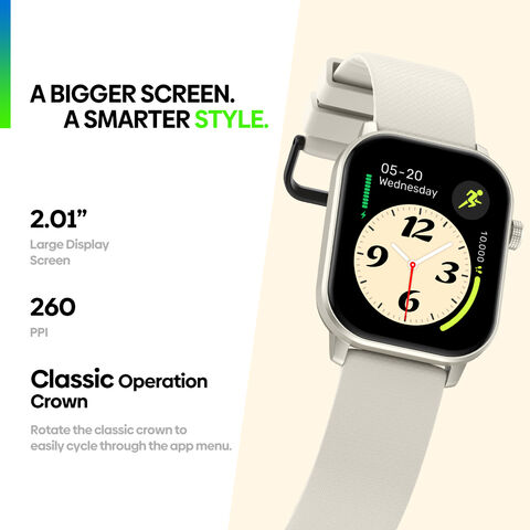 Smartwatch GPS Zeblaze GTS 3 2025 con Pantalla de 2.01", Hacer/Responder Llamadas, Monitoreo de Frecuencia Cardíaca/SpO2/Estrés - Reloj Inteligente Deportivo