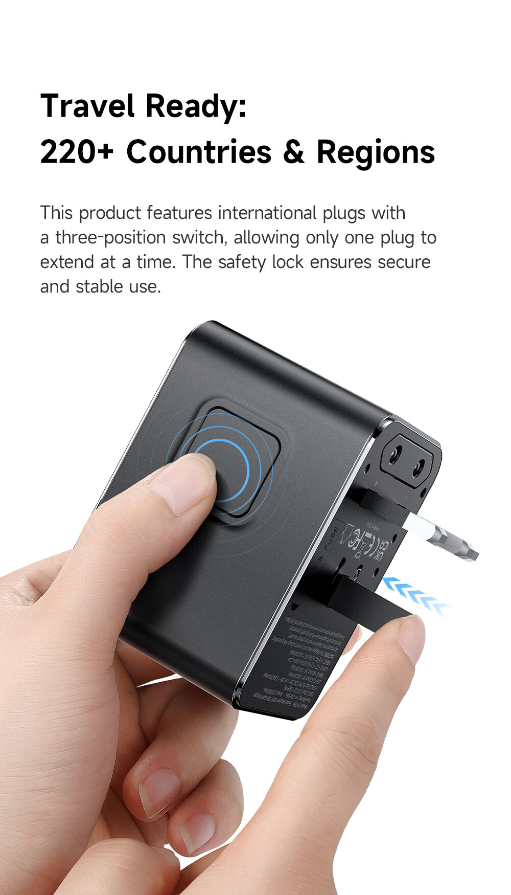 70W International Travel Adapter