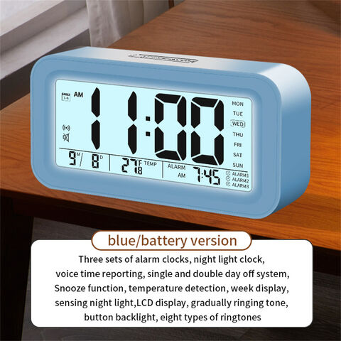 Reloj Despertador Digital LED con Pantalla de Temperatura: Imprescindible para Escritorio y Mesa - El más vendido