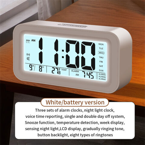 Reloj Despertador Digital LED con Pantalla de Temperatura: Imprescindible para Escritorio y Mesa - El más vendido