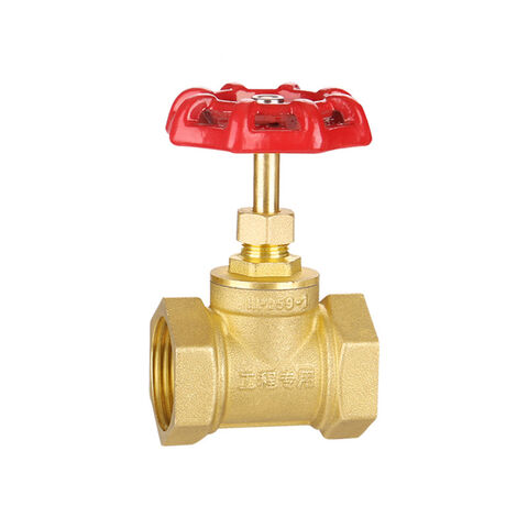 Robinet à Soupape en Laiton HPb59 DN-40, Fabrication en Gros Directe d'Usine, Filetage Femelle avec Boucle de Fil de Cuivre pour Applications Industrielles