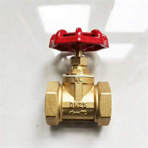 Robinet à Soupape en Laiton HPb59 DN-40, Fabrication en Gros Directe d'Usine, Filetage Femelle avec Boucle de Fil de Cuivre pour Applications Industrielles