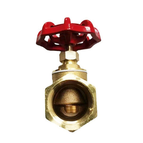 Robinet à Soupape en Laiton HPb59 DN-40, Fabrication en Gros Directe d'Usine, Filetage Femelle avec Boucle de Fil de Cuivre pour Applications Industrielles