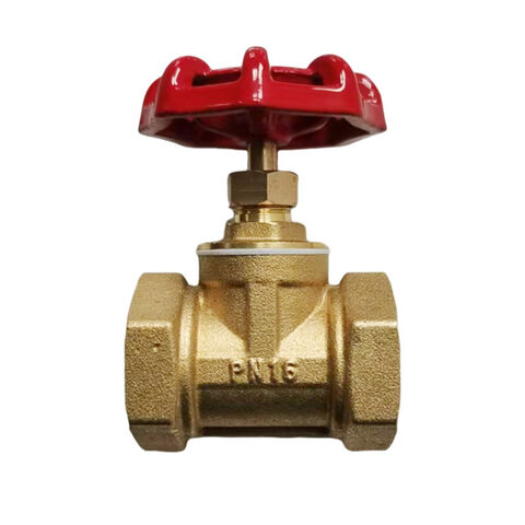 Robinet à Soupape en Laiton HPb59 DN-40, Fabrication en Gros Directe d'Usine, Filetage Femelle avec Boucle de Fil de Cuivre pour Applications Industrielles