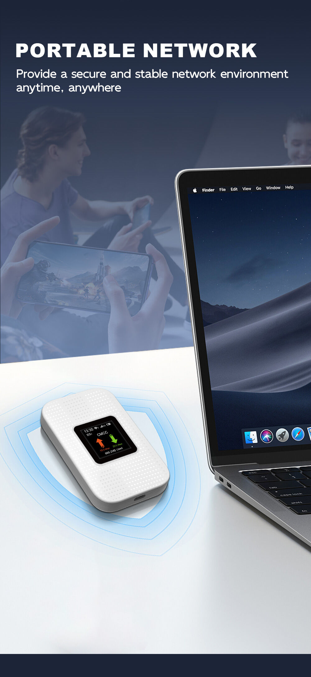 Jimi Hotspot Moq Hotspot Routeur Portable Wifi Routers Pocket Hotspot ...