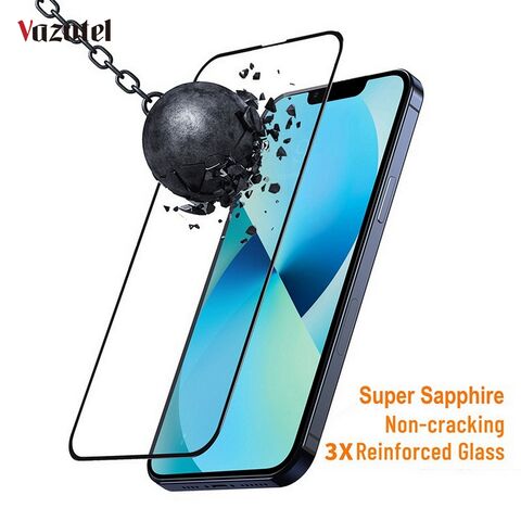 Protecteur d'écran de confidentialité antichoc 3X renforcé pour iPhone 16 Pro Max, verre trempé haute clarté pour iPhone série 16