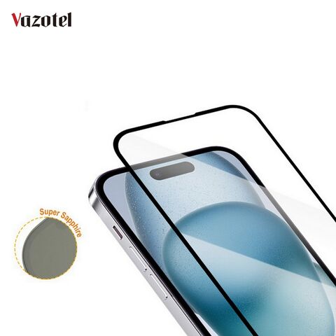 Protecteur d'écran de confidentialité antichoc 3X renforcé pour iPhone 16 Pro Max, verre trempé haute clarté pour iPhone série 16