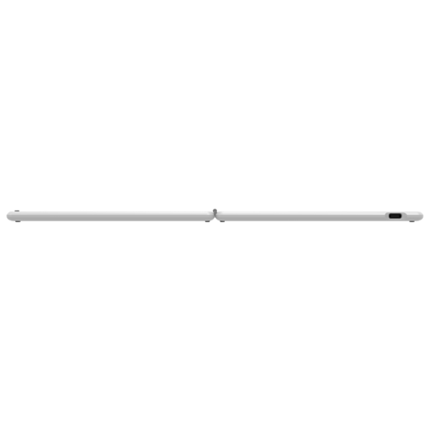 Clavier sans Fil Pliable Compact et Fin à Ciseaux, Bluetooth 2.4G, Modes Doubles - Blanc