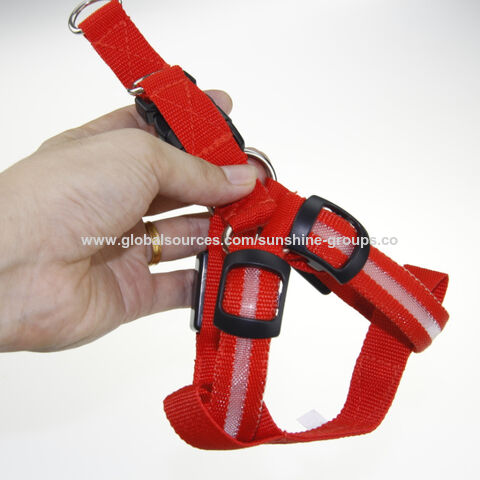 Arnés luminoso LED para perros pequeños, medianos y grandes, arnés para perros, arnés de tracción para paseos de perros, arnés para mascotas