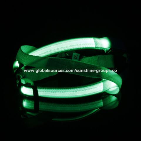Arnés luminoso LED para perros pequeños, medianos y grandes, arnés para perros, arnés de tracción para paseos de perros, arnés para mascotas