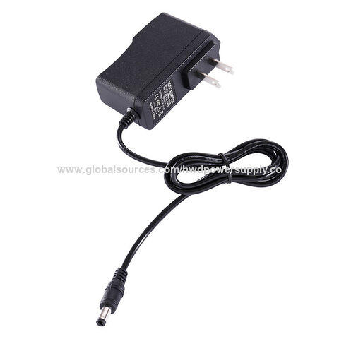 Fabrication US Wall Mount 12V 1A Ac 220v à Dc 12v Alimentation 12v 1a Adaptateur secteur 5.5*2.1mm adaptateur