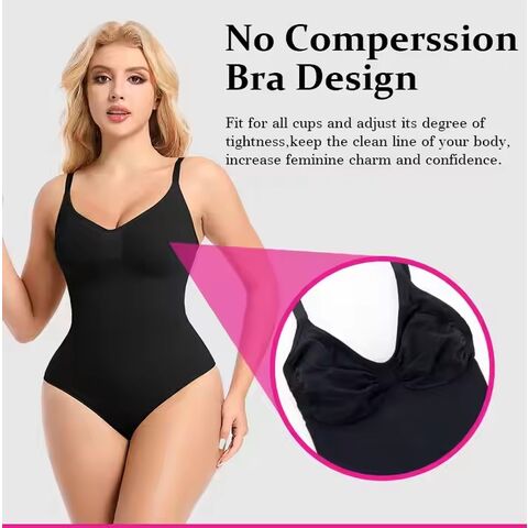Fajas Reductoras de Alta Compresión con Control de Abdomen, Body Moldeador con Efecto Snatched y Sin Sujetador - Oferta Especial