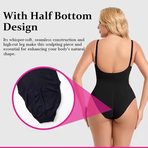 Fajas Reductoras de Alta Compresión con Control de Abdomen, Body Moldeador con Efecto Snatched y Sin Sujetador - Oferta Especial