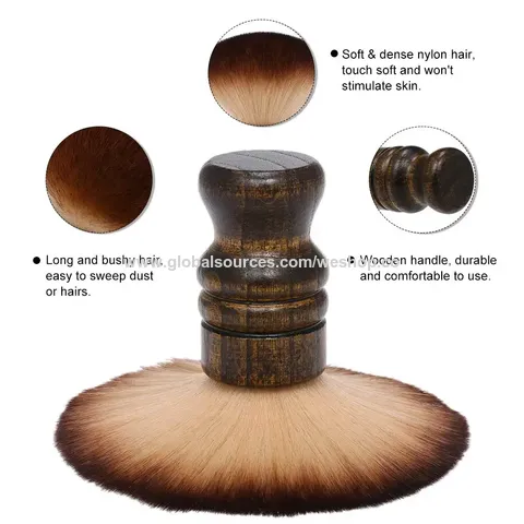 Friseurbürsten, Ponybürsten, Bürsten, Staubwedel, Bürsten für abgeschnittene Haare, Holzbürsten, Bürsten mit weichen Borsten, Haarreinigungsbürsten.
