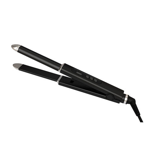 LCD 2 in 1 Haar glätte isen und Curling Iron High Utility 2 in 1 Lock System für Curl und Begradigen