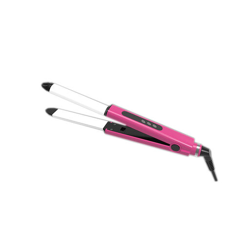 LCD 2 in 1 Haar glätte isen und Curling Iron High Utility 2 in 1 Lock System für Curl und Begradigen