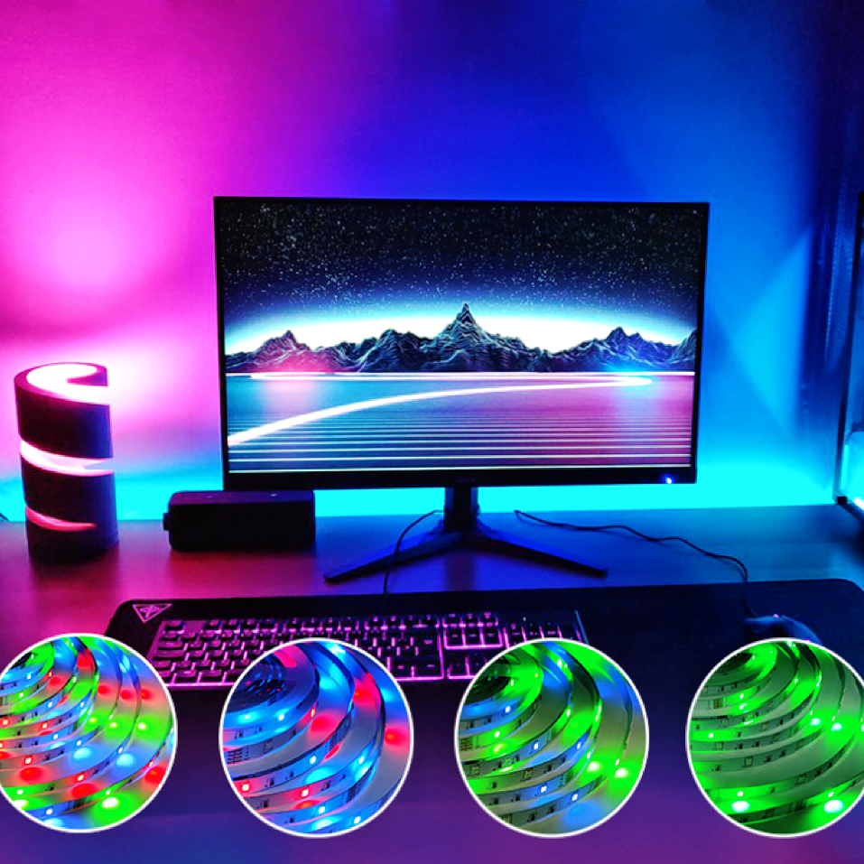 Customizable Digital Rgb Led Rope Light With Silicone Encapsulation, 5v ...