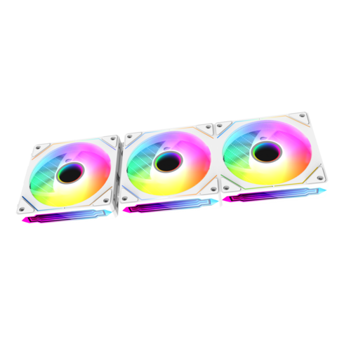 12025 Nouveau Design 12v RGB Argb PC Ventilateur 120mm En Plastique Miroir CPU Refroidisseur pour Ordinateur de Jeu Cas 3pin Puissance Interface
