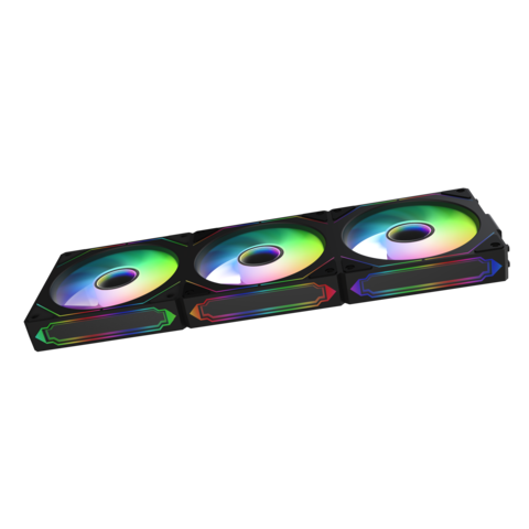 12025 Nouveau Design 12v RGB Argb PC Ventilateur 120mm En Plastique Miroir CPU Refroidisseur pour Ordinateur de Jeu Cas 3pin Puissance Interface