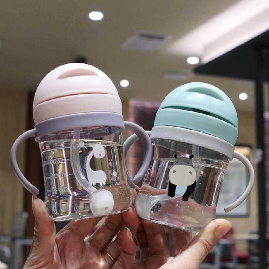 children-s-cartoon-straw-cup-with-handle-fall-proof-leak-proof