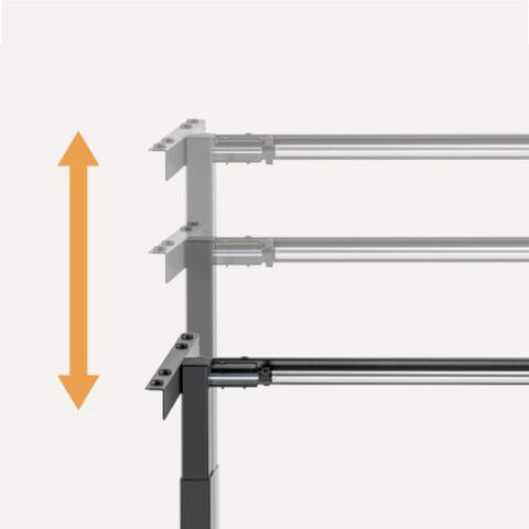 Escritorio ajustable de la altura eléctrica ergonómica del escritorio que levanta serie elegante de la tabla EJ