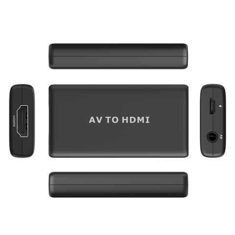 Adaptador OEM AV a HDMI con soporte HDMI 1.4, adaptador de video USB