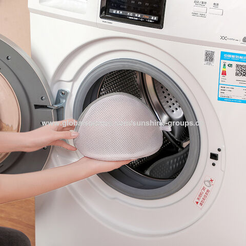 كيس غسيل رمادي، كيس شبكي خشن وناعم لغسل الملابس المنزلية، كيس غسيل الملابس الداخلية السميك، مجموعة أكياس غسيل حمالات الصدر
