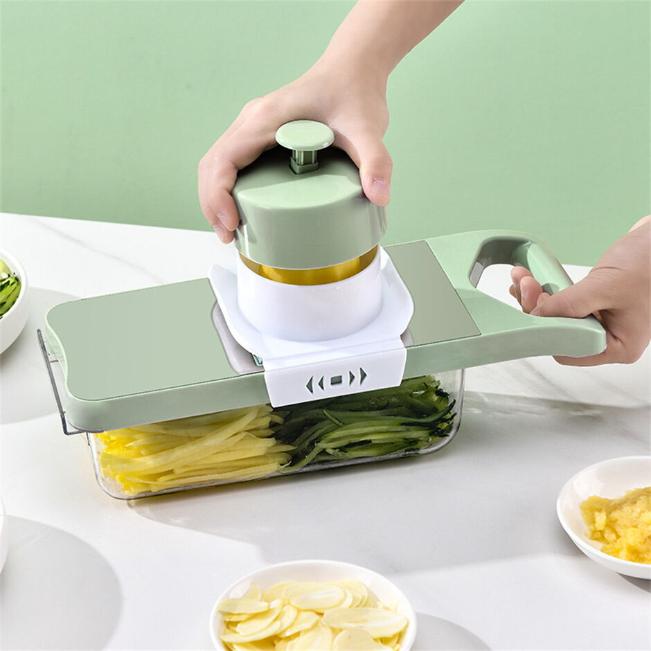Vegetable Ricer Machine Multifunctional Grater Vegetable Cutter Household Potato Shreds Slicer ...