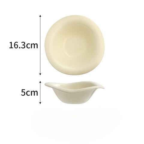 Venta al por mayor de nuevos productos: Ensaladera de cerámica estilo crema para la hora del té