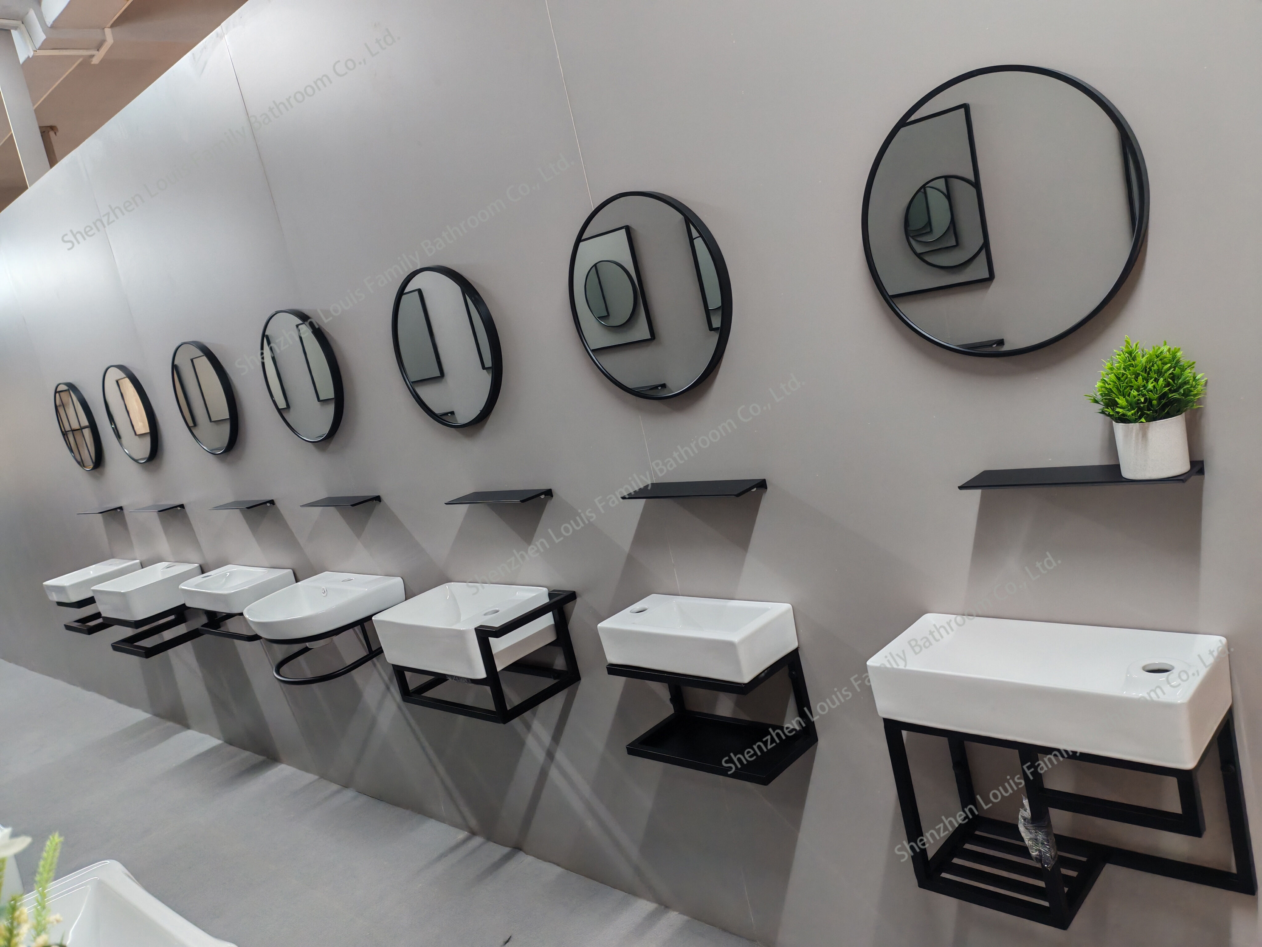 Custom Large Size Modern Home Bathroom Cabinet Ceramic Basin Furniture ...