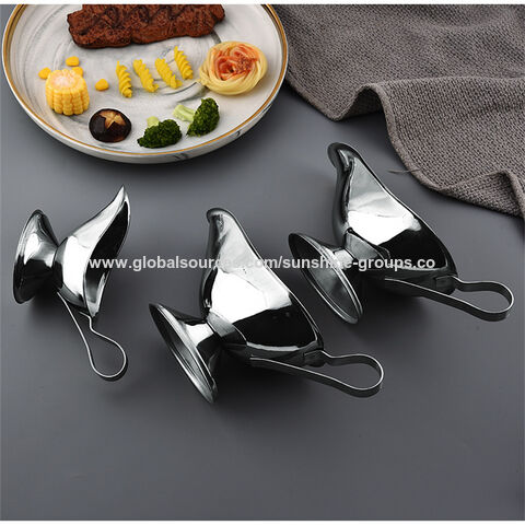 Molheira para bife, suprimentos para hotéis e restaurantes, tigela para molho, molheira, molheira para molho de pimenta, tigela para molho de pimenta preta, molheira tipo balde
