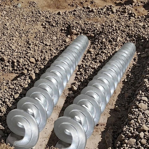 Carbon Steel Spiral Drill Rod Rig Auger Drill Pipe Forged Geological Exploration Tool with Blades for Well Drilling