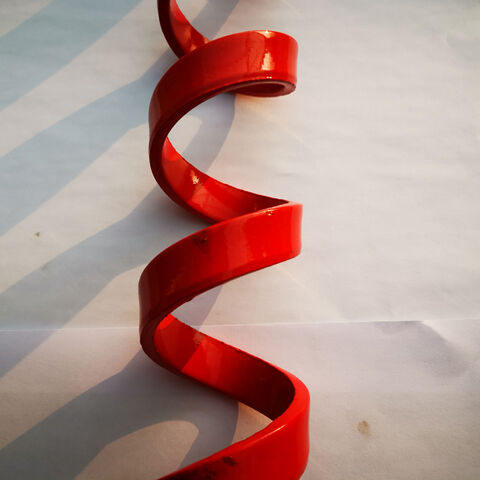 Carbon Steel Spiral Drill Rod Rig Auger Drill Pipe Forged Geological Exploration Tool with Blades for Well Drilling