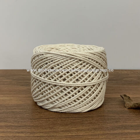 Cuerda de yute, hilo de algodón y lino de 15 hebras para tejer sombreros, bolsos con diseño tipo gofre y hebras combinadas de hilo de crochet