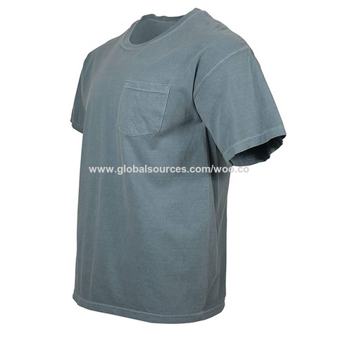 2024 New Fashion Pocket T-shirt Round Neck Men's Tee Shirt