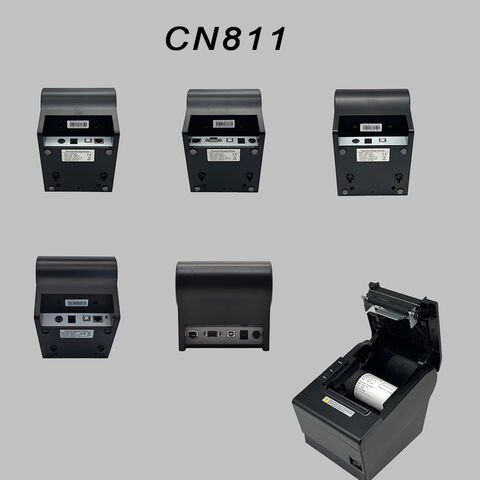 80mm Thermischer POS-Belegdrucker mit Piep- und Lichtalarm, kabellose Bluetooth-Rechnungsdruckmaschine mit Piep- und Lichtalarm
