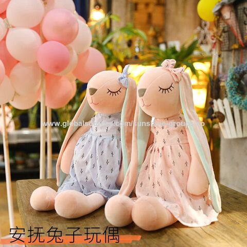 Poupée Lapin de Pâques, cadeau pour enfants, poupée apaisante, jouet en peluche super doux, cadeau pour bébé, peluches personnalisables.