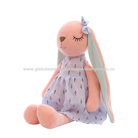 Poupée Lapin de Pâques, cadeau pour enfants, poupée apaisante, jouet en peluche super doux, cadeau pour bébé, peluches personnalisables.
