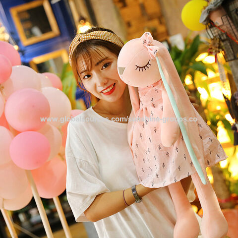 Poupée Lapin de Pâques, cadeau pour enfants, poupée apaisante, jouet en peluche super doux, cadeau pour bébé, peluches personnalisables.
