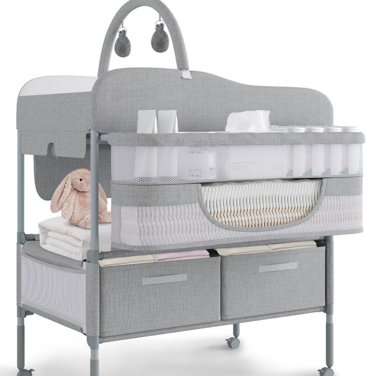 Diaper Table: Baby Care Table, Portable And Foldable, Multi-functional ...